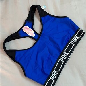 NWT! PINK VS Sport Bar Top S
